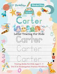 Ε, ε, epsilon, e (zu). Carter Letter Tracing For Kids Personalized Name Primary Tracing Book For Kids Ages 3 5 In Preschool Pre K And Kindergarten Learning How To Write To Practice Handwriting Alphabets Numbers Press Co