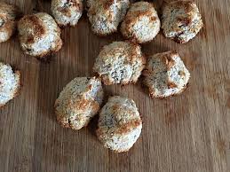 Vegane Kokosmakronen Von Cindy6969 Chefkoch Einfache Kokosmakronen Kokosmakronen Makronen
