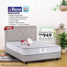 One of the more affordable mattresses in malaysia, the spinarez carerest mattress offers pretty good features for a medium firm mattress at a very reasonable price. Now Till 24 Jun 2020 Courts Vono Mattress Sale Everydayonsales Com