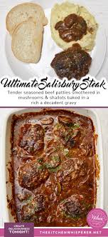 I made it as written and my family and i really enjoyed it. Ultimate Salisbury Steak