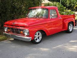 1964 Ford F100 Step Side I Have The One I Learned To Drive On Problem Is Daddy Sold It And It Has Be Diesel Trucks Classic Pickup Trucks Trucks Lifted Diesel