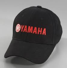 Genuine Yamaha O E M Yamaha Red Logo Black Hat Cap By Yamaha 15 95 Black Available In Small Medium Or Large X Large Logo Black Red Logo Logo Embroidered