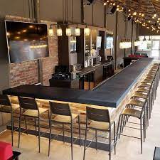The cost is dependent upon the desired design, color, and other customizations. Concrete Countertops Advantages And Disadvantages Concrete Bar Concrete Bar Top Bar Countertops