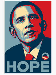 Barack Obama Hope Stickers for Sale