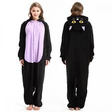 Check out our pajamas for cats selection for the very best in unique or custom, handmade pieces from our pet clothing, accessories & shoes shops. Buy Midnight Cat Onesie Adult Animal Onesies At Pjsbuy Com