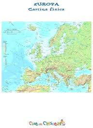 L'europa è tradizionalmente riconosciuta come uno dei sette continenti della terra ed è un continente. Cartina Fisica Europa Da Stampare Gratis Scuola Primaria E Media