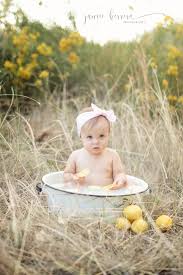Be sure to choose a room with a lot of natural light! Baby Milk Bath Photographer One Year Old Izzy Jamie Herrera Photography