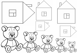 L Ours Et La Maison Qui Correspondent Preșcolari Matematică Educație