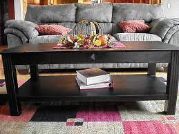 Paint over the primer using a paint of your choice, working with the grain and using long, even strokes. Coffee Table Redo The Taylor House