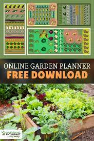 Plan Your Veggie Garden With Free Download Design Your Space To Grow A Healthy Beautiful Vegetable Garden Moestuin Binnen Moestuinontwerp Tuinplanning
