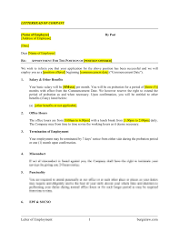 It includes health, dental, vision, life and more. Letter Of Employment Template Burgielaw