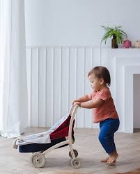 10 fantastic wood strollers and prams after the jump! Plantoys Wooden Doll Stroller Natural 2 Way Girl