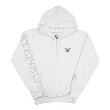 2019 Eagle Icon White Hoodie