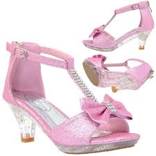 If you don't have a ton of shoes, the empty slots can store. Kids Dress Sandals T Strap Rhinestone Glitter Clear High Heel Shoes Pink Girls High Heels Kids Heels Girls Shoes Kids