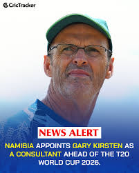Gary Kirsten sẽ làm việc chặt chẽ với Huấn luyện viên Trưởng Nam Quốc gia  Craig Williams cho T20 World Cup 2026 sắp tới tại Ấn Độ và Sri Lanka.