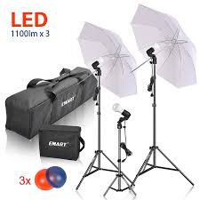 Amazon Com Emart Photography Lighting Studio Photo Light Video Portrait Continuous Umbrell Umbrella Lights Photography Led Studio Lights Umbrella Photography