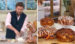 Further, the cake is baked in a loaf as compared to other cake recipes which are generally round or square in. James Martin Chef Shares Easy Chocolate Orange Delight Bun Recipe On This Morning Express Co Uk