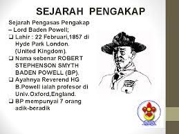 Dengan segala hormat dan sukacitanya, persekutuan pengakap malaysia (ppm) melalui majlis pengakap kelana negara (mpkn) akan mengadakan program himpunan kelana malaysia dalam talian 2021. Sejarah Pengakap Disediakan Oleh Abdul Latif Bin Ahmad