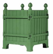 We have two types of versailles style wooden planters. French Versailles Planter Boxes Eye Of The Day Garden Design Center
