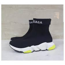 The balenciaga speed trainer has red added to the classic black and white colorway. Balenciaga Balenciaga Speed Trainers Knitted Socks Sneakers Sz 39 Sneakers Other Black Ref 230445 Joli Closet