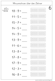 Die Rechenblatter Zum Minusrechnen Mit Zu Nature Bite Photo Math Learning Math 3rd Grade Math Worksheets