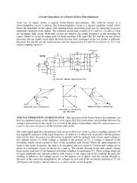 The foster seeley circuit is sensitive to both phase and amplitude change of the fm wave whereas the ratio deteview the full answer. Foster Seeley Discriminator Inductor Capacitor