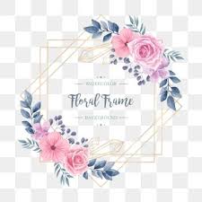 Elegant Wedding Vintage Watercolor Floral Flower Frame Floral Clipart Background Pattern Png And Vector With Transparent Background For Free Download Flower Frame Flower Backgrounds Watercolor Flower Background