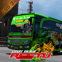 Jetbus 2 shd ( super high deck ) livery : Livery Bus Shd Restu Arena Modifikasi
