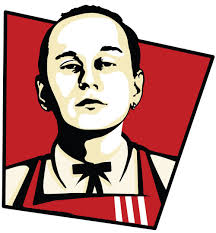 Redwart I Will Draw You In Kfc Logo Style Caricature Pop Arts For 5 On Fiverr Com Pop Art Drawing Pop Art Fashion Logo