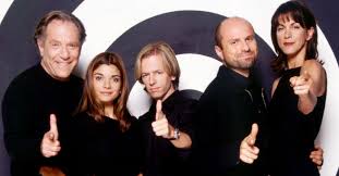 David spade, wendie malick and segal, in december 2001. They Ran The Coolest Magazine On Tv But What Has The Cast Of Just Shoot Me Been Up To Since