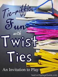Tie Riffic Fun With Twist Ties Fine Motor Skills Activities Learning Shapes Motor Skills Activities