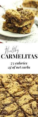 Healthy Carmelitas (Vegan Low Carb Gluten Free Paleo)