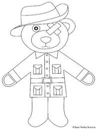 Anzac Ted Display Template Anzac Day Australia Anzac Poppy Anzac Day