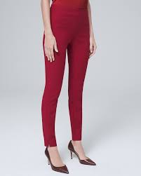 Comfort Stretch Flat Front Skinny Ankle Pants