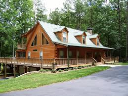 Modular Cabin With Split Log Siding By Nationwide Homes Timber House Rustic House Log Homes