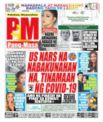 The term tabloid journalism , along with the use of large pictures, tends to emphasize topics such as sensational crime stories. Get Your Digital Copy Of Pang Masa January 01 2021 Issue