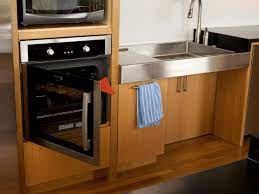 Side Opening Oven And Custom Sink With Knee Clearance Accessible Kitchen Kitchen Design Universal Design