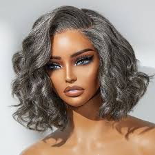 Boss Vibe Salt & Pepper Layered Bob