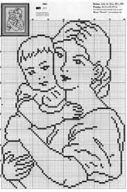 Cross stitch pattern detail information: 8 Cross Stitch Mother Child Ideas Cross Stitch Stitch Cross Stitch Baby