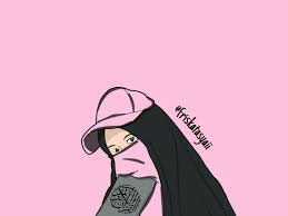 Misalnya saja dalam membikin stiker wa dengan foto kamu sendiri. Lukisan Kartun Muslimah Comel Cikimm Com