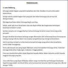 15 Contoh Pendahuluan Makalah Laporan Karya Ilmiah Keuangan Kesehatan