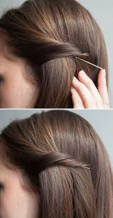 Remember that bobby pins are meant to be used with the wavy side facing your scalp — the ridges are there to grip your hair and lock twist the pulled back section slightly, so that the pin has something to weave into. 20 Life Changing Ways To Use Bobby Pins
