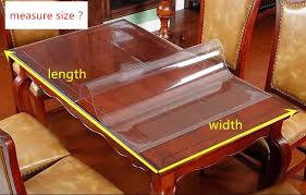 Sale Transparent Scrub Table Protector Round Square Or Rectangle Water Heat Resistant Placemat 1 5mm Thick Clear Table Desk Protector In 2020 Table Cloth Rectangle Table Waterproof Tablecloth