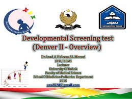 Developmental Screening Test Denver Ii Overview