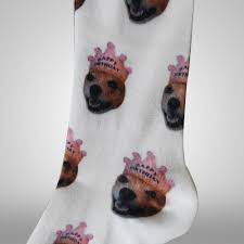 Upload your pet by clicking 'choose file' down below. Custom Dog Socks Photo Personalized Pet Face Picture Printed Cotton Socks