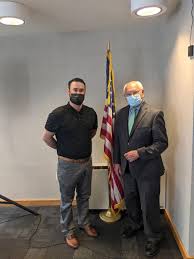 CEO Christopher Graber meets with Congressman Paul Tonko to advocate for  CDPAP funding