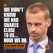 The UEFA president did not hold back 😳