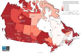 Crop a region, add/remove features. Maptitude Map Language Spoken In Canada