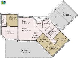 Plan Maisons Plain Pied 4 Chambresplans De Maisons Plans De Maisons Floor Plans How To Plan Architecture House