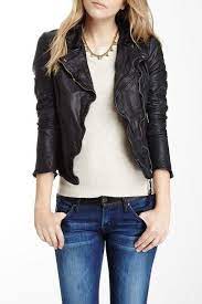 Muubaa Sabik Goat Leather Biker Jacket Nordstrom Rack Fashion Outerwear Fashion Spring Outerwear Women